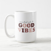 Mug Huiles essentielles et purée de café Good Vibes (Gauche)