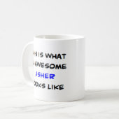 Mug huissier, formidable (Devant gauche)
