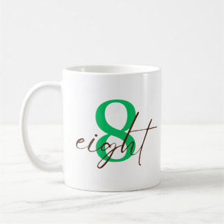 Mug Huit 8 ans d'anniversaire avec personnalisation