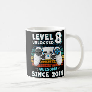 Mug Huit 8ans Anniversaire Son garçon amusant Gamer 8e