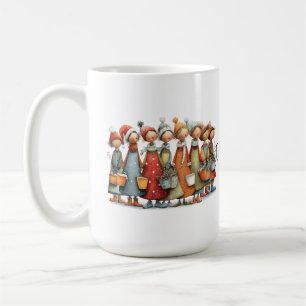 Mug Huit servantes laitières fantaisistes de Noël 443m