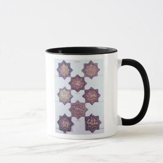 Mug Huit tuiles décorées des animaux (Droite)