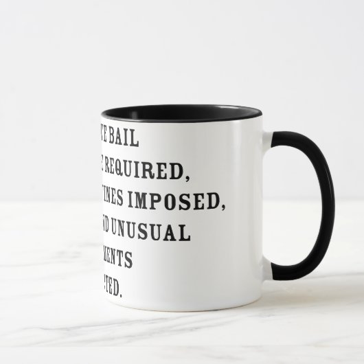 Mug Huitième texte d'Amendent (Droite)