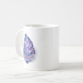 Mug Huître Shell abstraite d'aquarelle (Devant gauche)