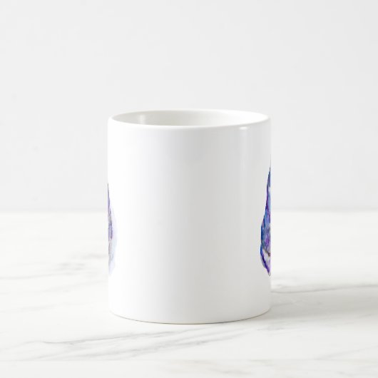 Mug Huître Shell abstraite d'aquarelle (Centre)