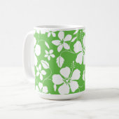 MUG HULA HAÏIENNE (HIBISCUS) LIME (Devant gauche)