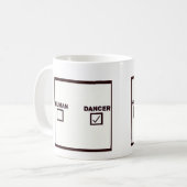 Mug humain/danseur (Devant gauche)