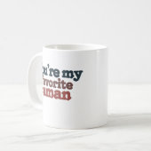 Mug Humain favori pour les valentines jour ou jour (Devant gauche)