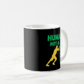 Mug Humain Pas une Machine pour les Penseurs Modernes (Devant droit)