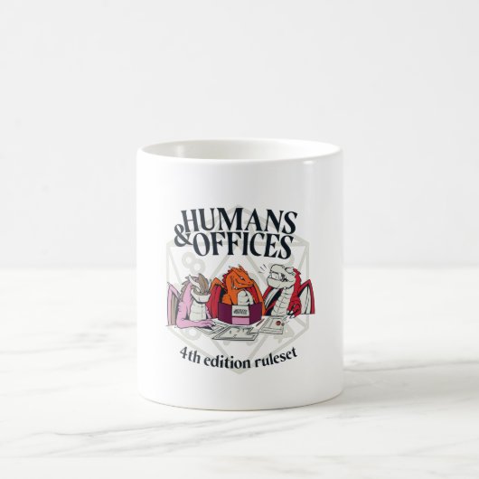 Mug Humains et Bureaux Dragon RPG (Centre)