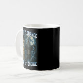 Mug Human By Chance Alpha By Choice Funny Alpha Wolves (Devant gauche)