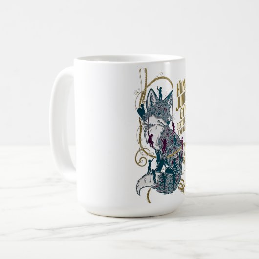 Mug Human Jungle Gym Fox Tee | Certified & Exhausted (Devant gauche)