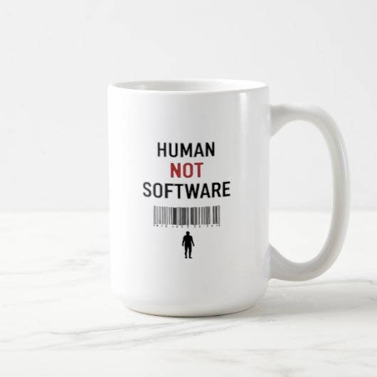 Mug Human not software (Droite)