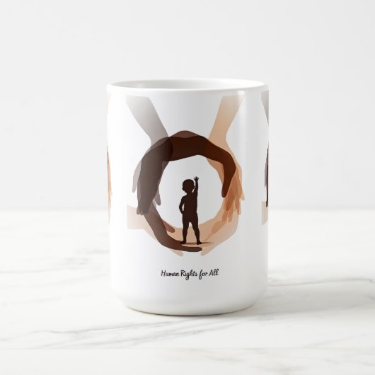 Mug Human Rights for All – Minimal Diversity Circle De (Centre)