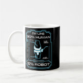 Mug Human Robot New Knee Surgery Joke Funny Knee Repla (Gauche)
