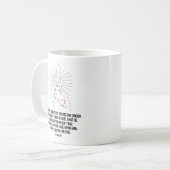 Mug Humble Toi-Même Donc Sous La Main Puissante (Devant gauche)
