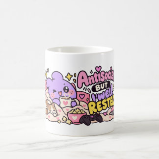 Mug Humeur de Mochi | Mignon drôle antisocial mais bie