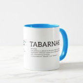 Mug Humeur Français de Québec Tabarnak Juron Joual (Devant droit)