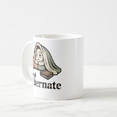 Mug Humeur : Hiberner | Retraite confortable avec cons (Devant gauche)
