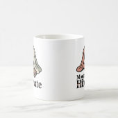 Mug Humeur : Hiberner | Retraite confortable avec cons (Centre)