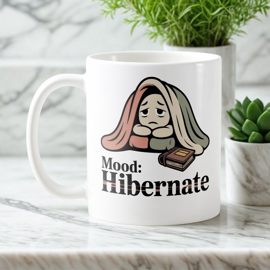 Mug Humeur : Hiberner | Retraite confortable avec cons