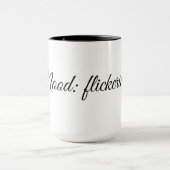 Mug Humeur : vacillante. (Centre)