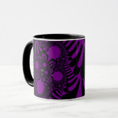 Mug Humeur violette et noire (Devant gauche)