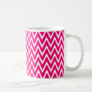 Mug Humeurs asiatiques roses Ikat Chevrons