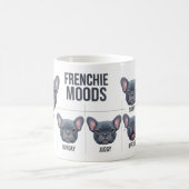 Mug Humeurs de Frenchie Dessin drôle de Bouledogue fra (Centre)