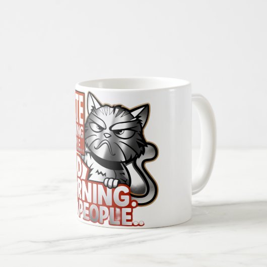 Mug Humeurs du matin (Devant droit)