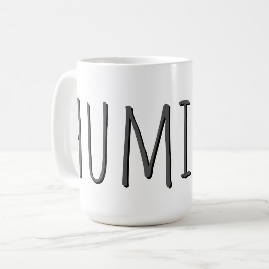 Mug Humilité (Devant gauche)