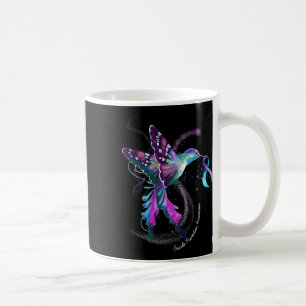 Mug Hummingbird Purple Blue Ribbon Prévention du suici