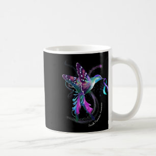 Mug Hummingbird Purple Ribbon Prévention du suicide