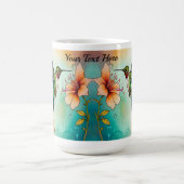 Mug Hummingbirds Flowers Personalize (Centre)