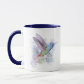 Mug Hummingbirds Jardin Oiseau Aquarelle Art (Gauche)