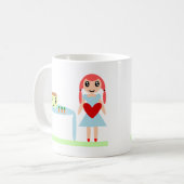 Mug Hummus Love "I love hummus" (Devant gauche)