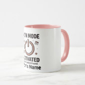 Mug Humor Mom Mode Activated  No Off Switch (Devant droit)