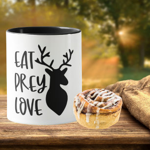 Mug Humoristique Manger Prey Love