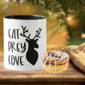 Mug Humoristique Manger Prey Love