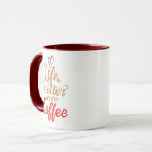 Mug Humorous Morning Caffeine Slogan (Devant gauche)