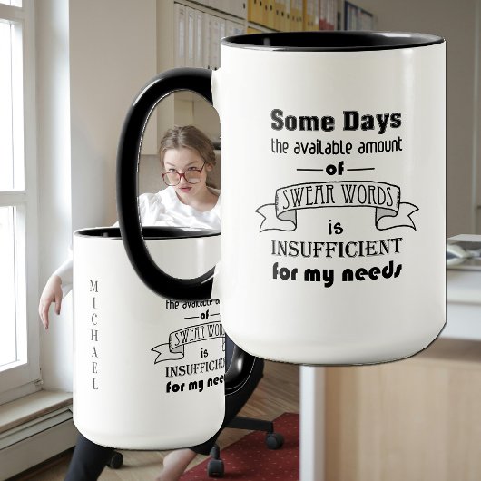 Mug Humorous Swear Words Profanity Witty Quote