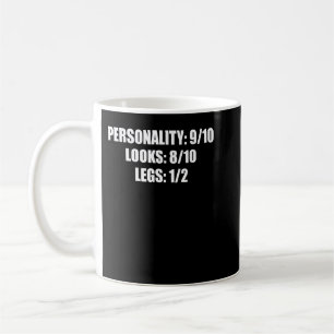 Mug Humour amputé de jambe Drôle cadeau amputation 