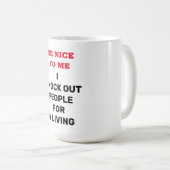 Mug Humour anesthésiste (Devant droit)