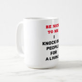 Mug Humour anesthésiste (Devant gauche)