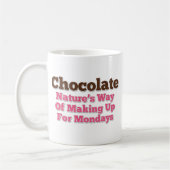 Mug Humour au chocolat : (Gauche)