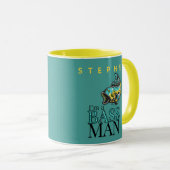 Mug Humour Bass Man avec nom (Devant droit)