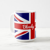 Mug Humour britannique Drôle amusant (Devant gauche)