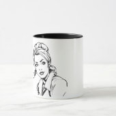 Mug Humour Café | Citation Sarcastique Drôle (Centre)