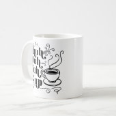 Mug Humour café | Coupe Shein-Duh-Fuh Punny (Devant gauche)