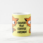 Mug HUMOUR CAFÉ DIT Cat-caricature mou (Centre)